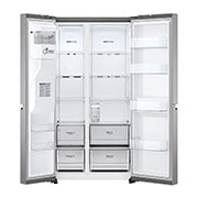LG Americká chladnička LG | D | 635 l | Lineární kompresor | ThinQ™WiFi|Stříbrná, GSLV71PZTD