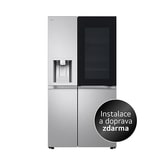 Americká chladnička LG | D | 628 l | InstaView Door-in-Door™ | Černá/šedá