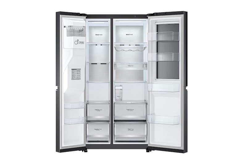 LG Americká chladnička LG | E | 635 l | Lineární kompresor | InstaView Door-in-Door™, GSXV90MCAE