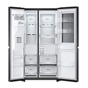 LG Americká chladnička LG | E | 635 l | Lineární kompresor | InstaView Door-in-Door™, GSXV90MCAE