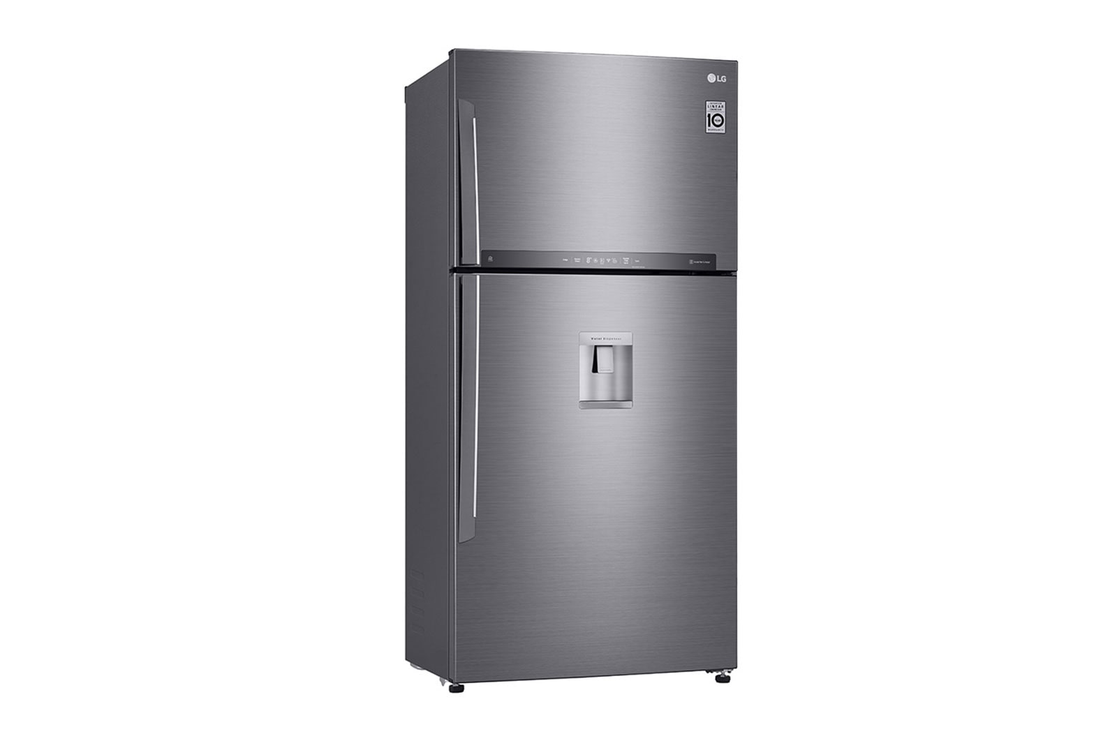 LG ﻿Kombinovaná chladnička | E (v rozsahu A až G) | Hrubý objem 630 l | 323 kWh/rok | LG Lineární invertorový kompresor | LG Total No Frost | Multi-Air Flow™ | Vnější LED displej | ThinQ™ + WiFi, GTF916PZPYD