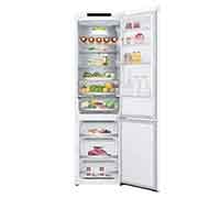 LG ﻿Kombinovaná chladnička | C | Hrubý objem 419 l | 172 kWh/rok | LG Lineární invertorový kompresor | LG Total No Frost | DoorCooling+™ | Vnitřní LED displej | Smart Diagnosis™, GBB72SWVCN