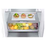 LG ﻿Kombinovaná chladnička | C | Hrubý objem 419 l | 172 kWh/rok | LG Lineární invertorový kompresor | LG Total No Frost | DoorCooling+™ | Vnitřní LED displej | Smart Diagnosis™, GBB72SWVCN