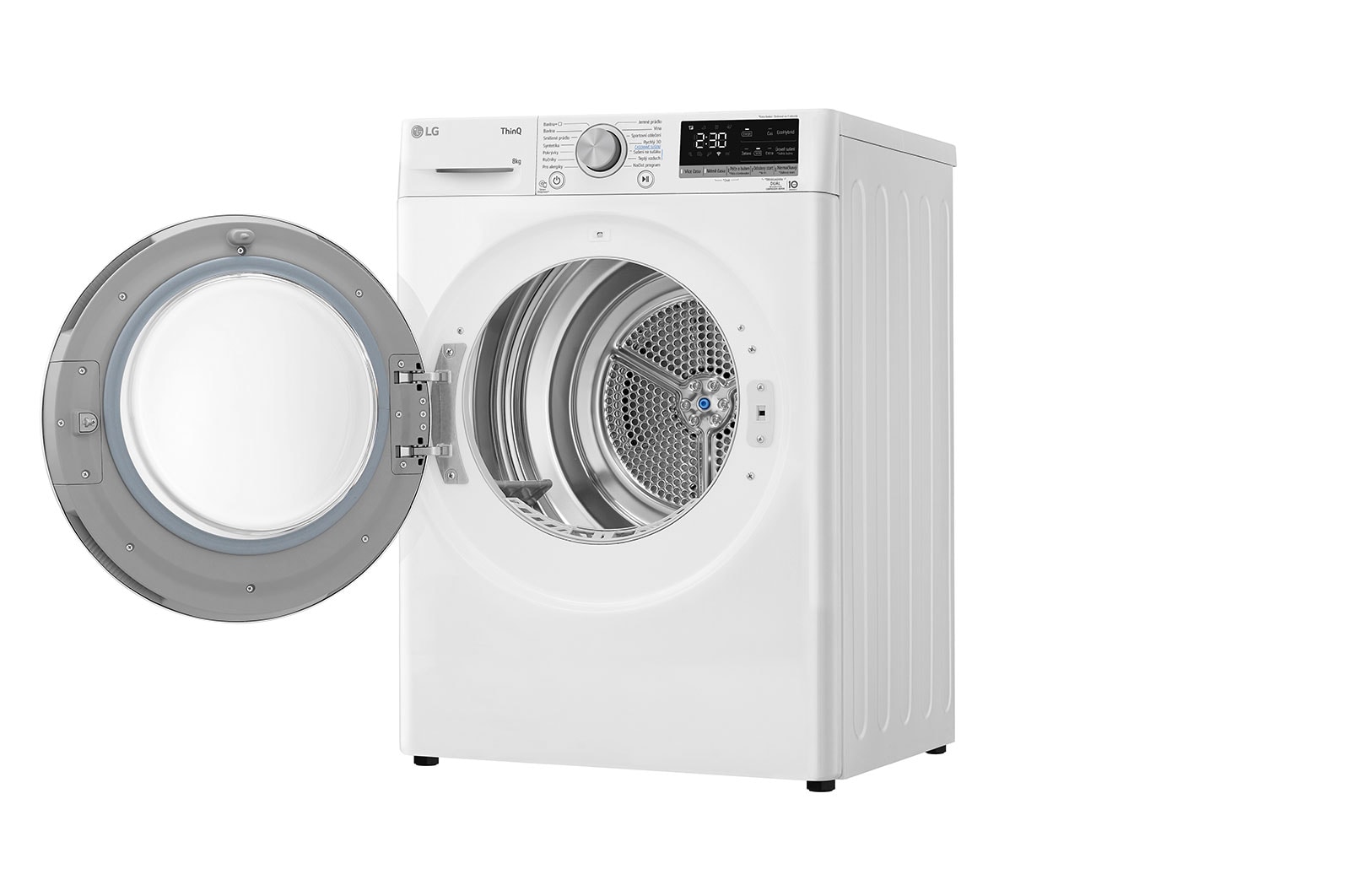 LG Sušička LG | 8 kg | DUAL Inverter Heat Pump™ |ThinQ™|Bílá, RC81V9AV4N