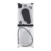 LG WashTower | 12 / 10 kg |1400 ot./min | AI DD™ | TurboWash™360°|Bílá, WT1210WWF
