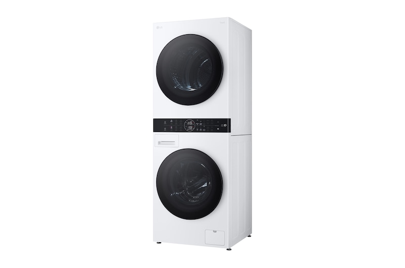 LG WashTower | 12 / 10 kg |1400 ot./min | AI DD™ | TurboWash™360°|Bílá, WT1210WWF
