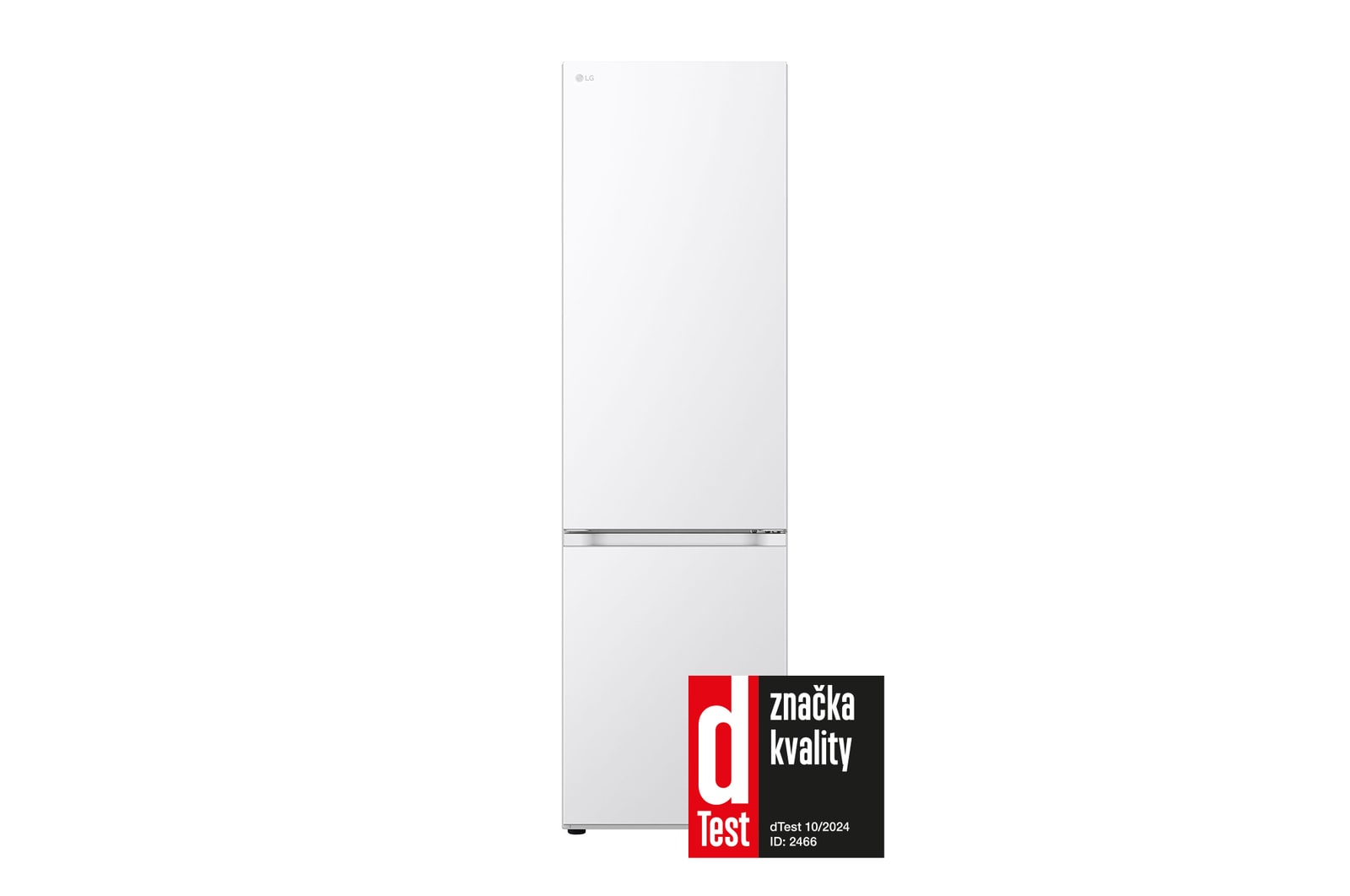 LG Kombinovaná chladnička LG | C | 387 l | Smart Invertorový kompresor | DoorCooling+™, Front View, GBV7280CSW