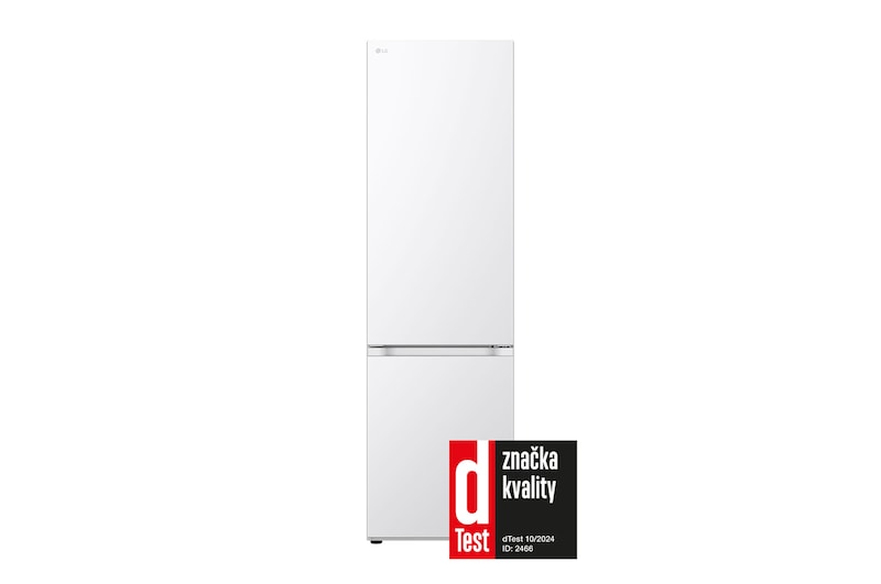 LG Kombinovaná chladnička LG | C | 387 l | Smart Invertorový kompresor | DoorCooling+™, Front View, GBV7280CSW