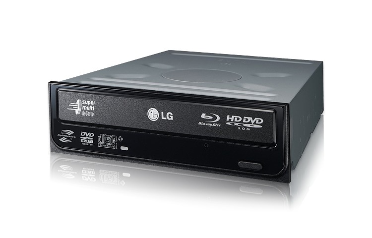 LG Interní LG Blu-Ray mechanika čte veškerá CD, DVD, HD-DVD a BD. Zápis je možný na všechny běžné formáty CD a DVD (mimo HD-DVD). Popis médií je u tohoto modelu možný technologií LightScribe., GGC-H20L