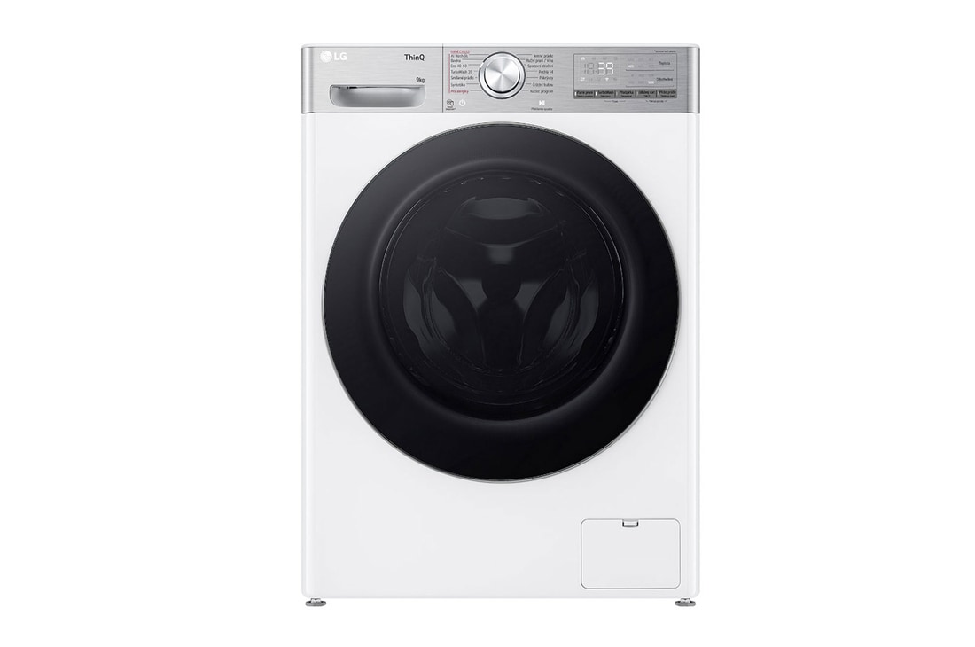 LG Slim parní pračka LG | 9 kg | A | 1200 ot./min | Direct Drive™ | AI DD™ |Bílá, FLR9A92WC