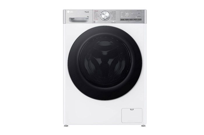Pohled zepředu na 9kg Parní pračka TurboWash™360°,Bílá - FLR9A92WC