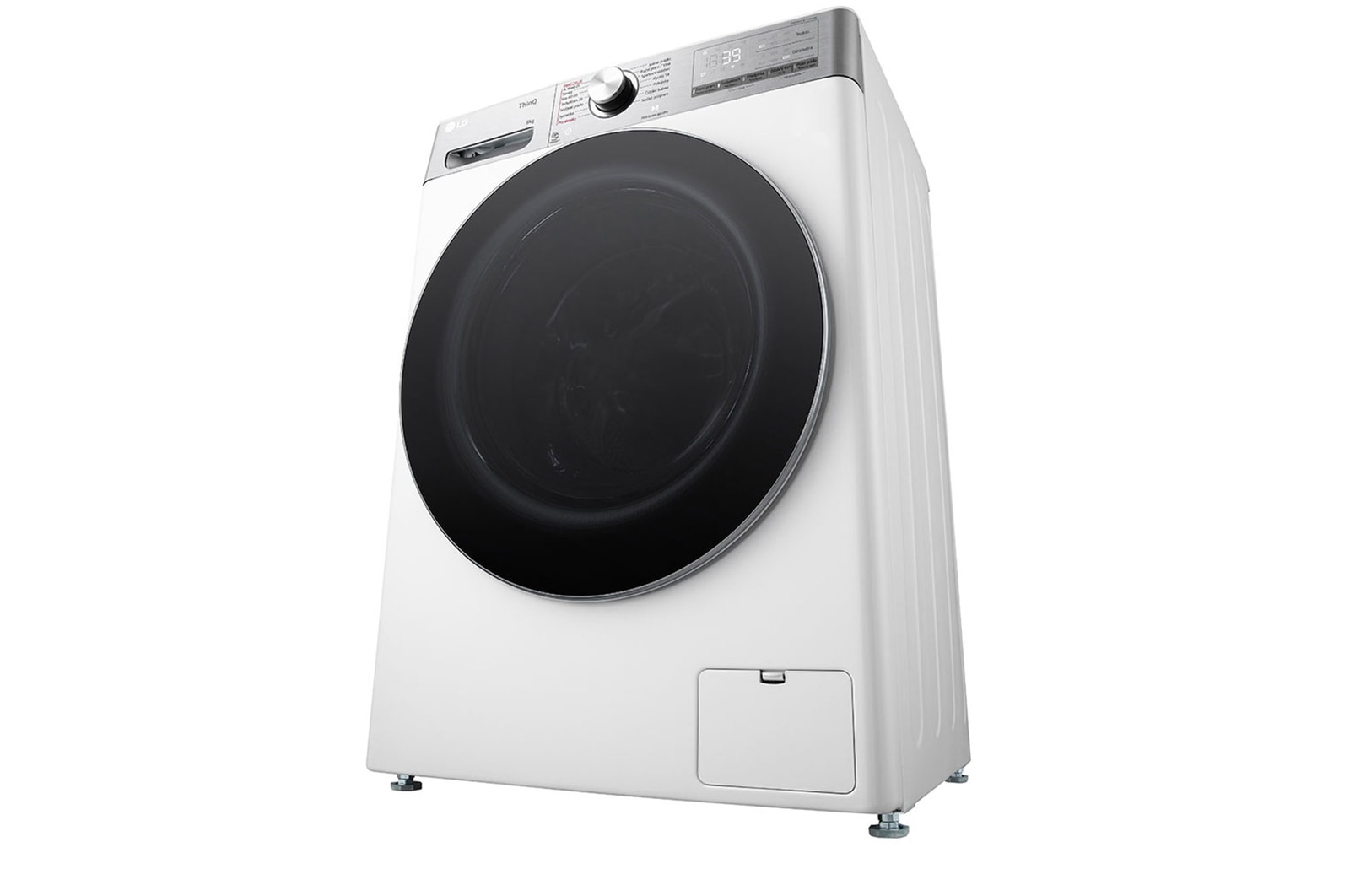 LG Slim parní pračka LG | 9 kg | A | 1200 ot./min | Direct Drive™ | AI DD™ |Bílá, FLR9A92WC
