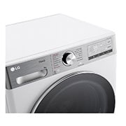 LG Slim parní pračka LG | 9 kg | A | 1200 ot./min | Direct Drive™ | AI DD™ |Bílá, FLR9A92WC