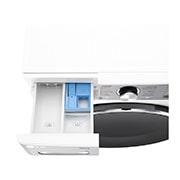 LG Slim parní pračka LG | 9 kg | A | 1200 ot./min | Direct Drive™ | AI DD™ |Bílá, FLR9A92WC