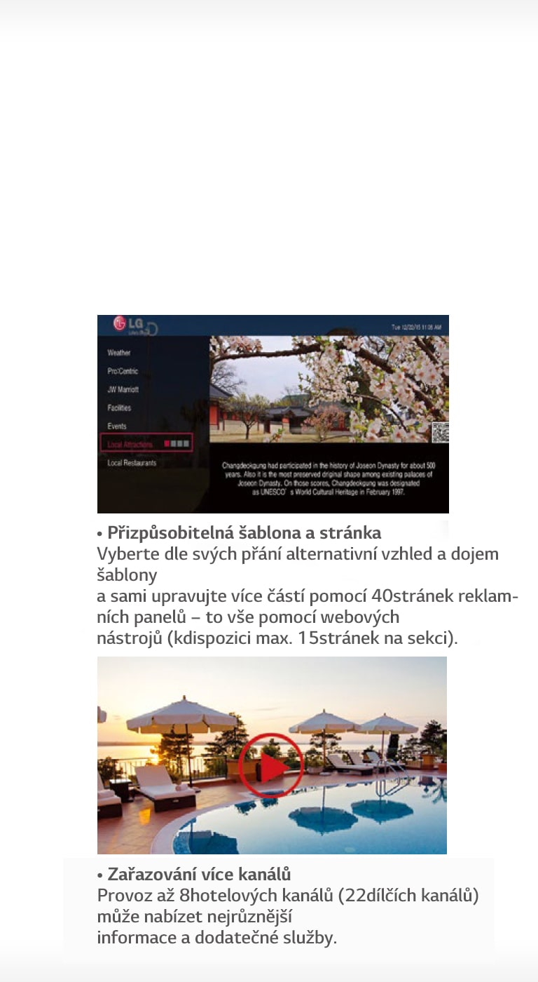 Snadné vytváření obsahu a jeho správa<br>1