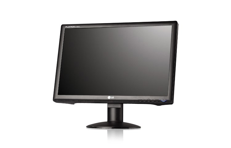 Čelní pohled na 22&#34; širokoúhlý LG monitor s příjemným designem a vysokým kontrastem pro nejširší použití W2234S-BN