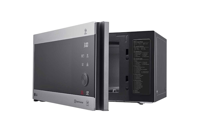 LG Mikrovlnná trouba s grilem | 25 l | Smart Inverter | EasyClean™|Nerez a kouřové sklo, MH6565CPS