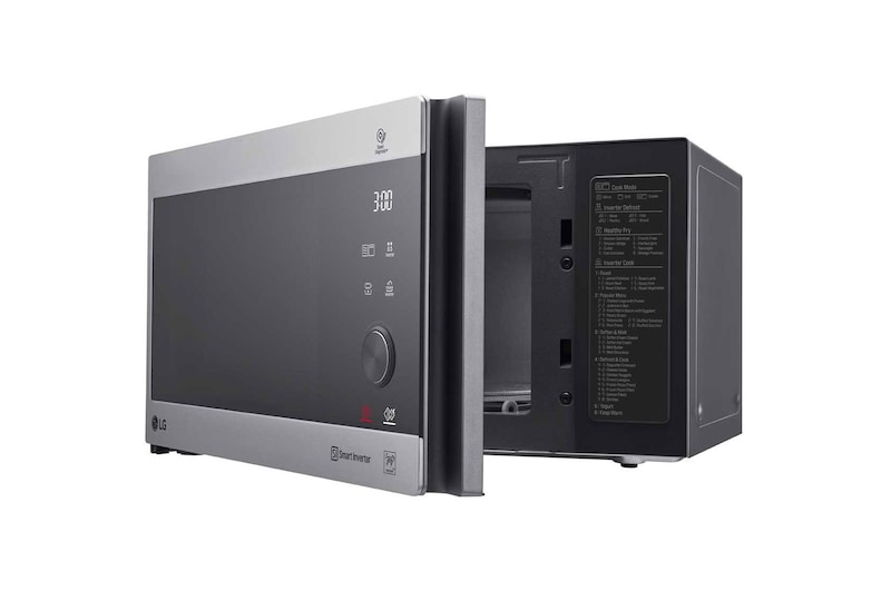 LG Mikrovlnná trouba s grilem | 25 l | Smart Inverter | EasyClean™|Nerez a kouřové sklo, MH6565CPS