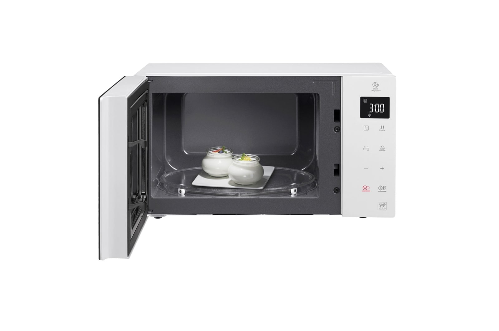 LG Mikrovlnná trouba | 23 l | Smart Inverter | EasyClean™|Bílá, MS23NECBW