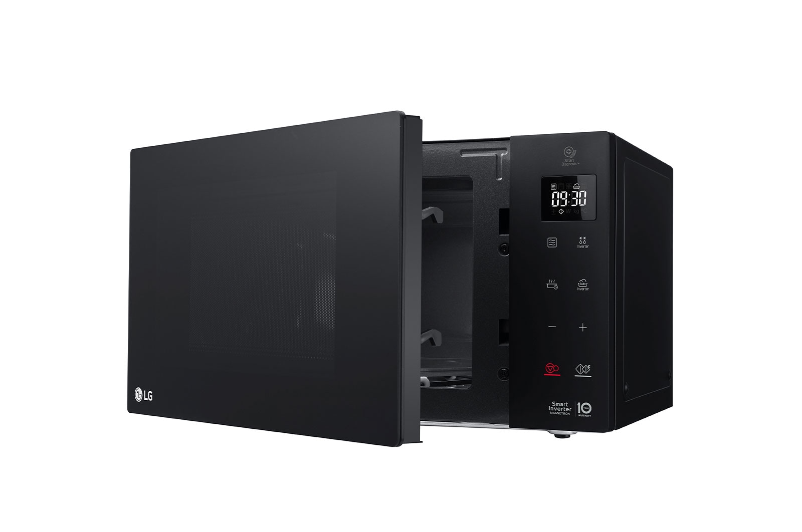 LG Mikrovlnná trouba | objem 25 l | Smart Inverter Magnetron | EasyClean™ povrch |Smart Diagnosis™, MS2535GIS