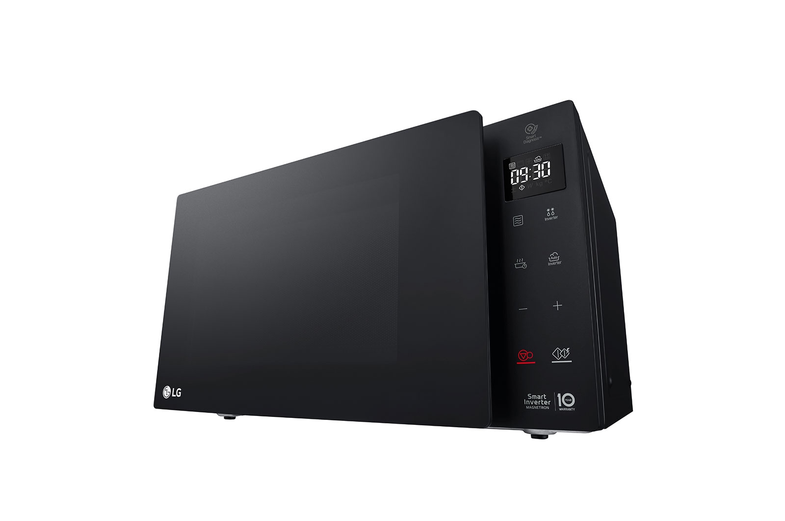 LG Mikrovlnná trouba | objem 25 l | Smart Inverter Magnetron | EasyClean™ povrch |Smart Diagnosis™, MS2535GIS