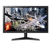 Čelní pohled na 24&#34; | Herní monitor | 16:9 | FHD | IPS Displej | UltraGear™ | AMD FreeSync™ | 144Hz 24GL600F-B