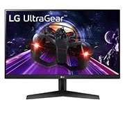 Čelní pohled na 23.8&#34; LG UltraGear monitor s IPS displejem 24GN600-B