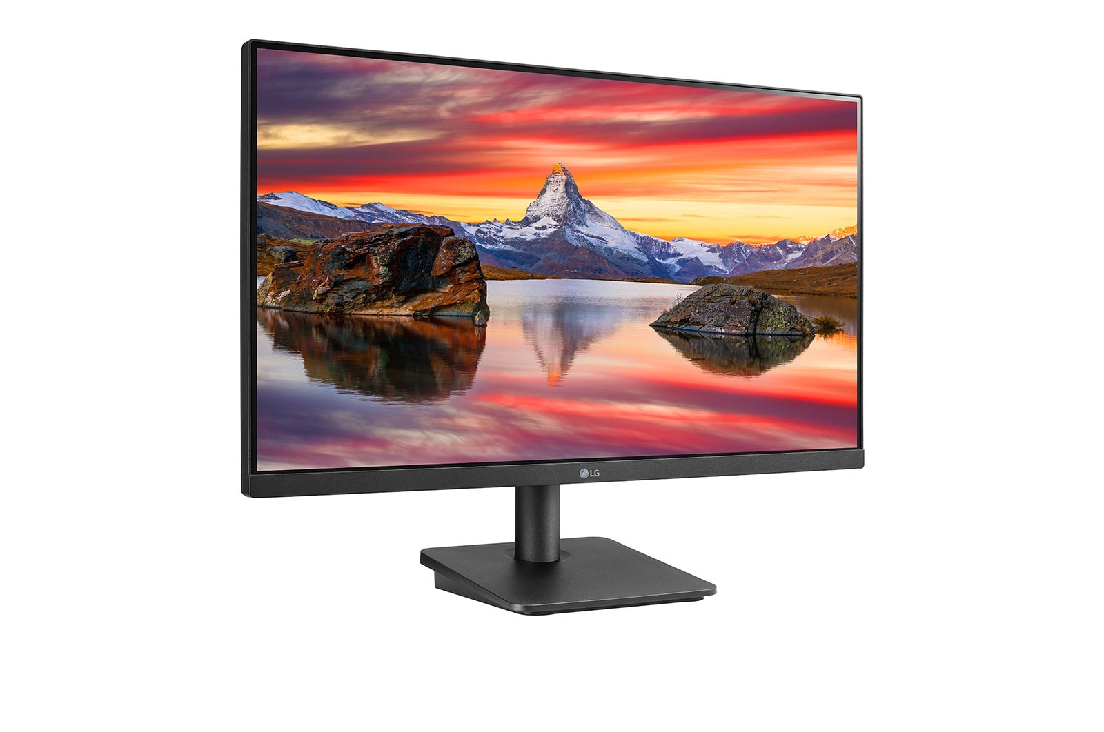 LG 23,8" IPS Full HD monitor s prakticky bezrámečkovým třístranným provedením, 24MP400-B