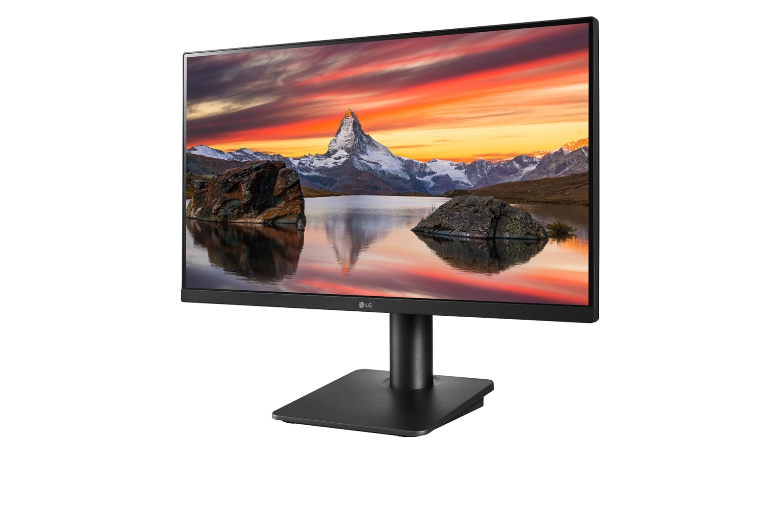LG 23,8" IPS Full HD monitor s prakticky bezrámečkovým provedením ze 3 stran, 24MP450-B