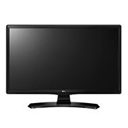LG 24" | LED monitor s TV funkcí | HD display | poměr stran 16:9 | režim komfortu očí | bez blikání | 5W x 2 Stereo reproduktory | TV tuner DVB-T2/C/S2 , 24TK410V