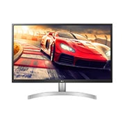 Čelní pohled na 27&#34; | 4K monitor | 16:9 | UHD | IPS Displej | HDR 10 | AMD FreeSync™ 27UL500-W