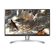Čelní pohled na 27&#34; | 4K monitor | 16:9 | UHD | IPS Displej | HDR 10 | AMD FreeSync™ 27UL650-W