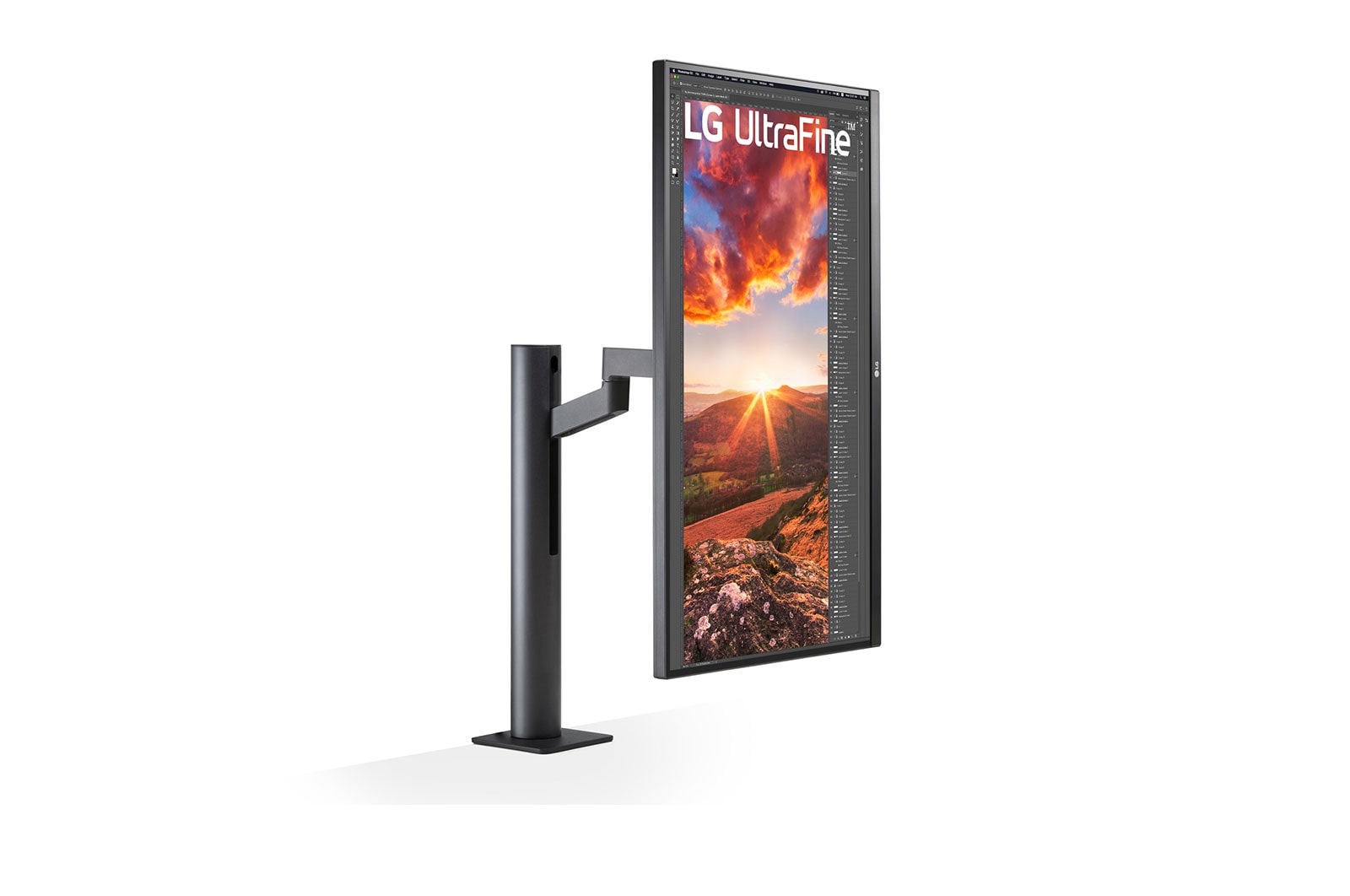 LG 27" UHD 4K Ergo IPS monitor s USB Type-C™, 27UN880-B