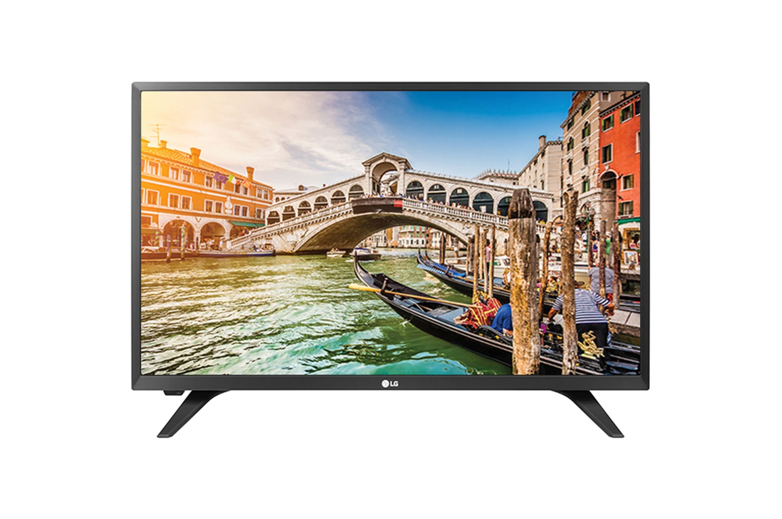 Čelní pohled na 28&#34; | LED monitor s TV funkcí | matný HD display | poměr stran 16:9 | režim komfortu očí | bez blikání | 5W x 2 Stereo reproduktory | Smart Energy Saving | TV tuner DVB-T2/C/S2  28MT49VT