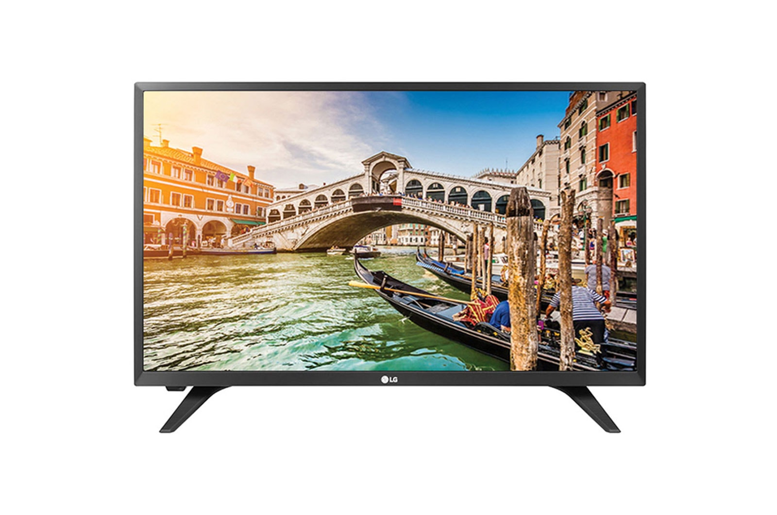 Čelní pohled na 28&#34; | LED monitor s TV funkcí | HD display | poměr stran 16:9 | režim komfortu očí | bez blikání | 5W x 2 Stereo reproduktory | TV tuner DVB-T2/C/S2  28TK420V