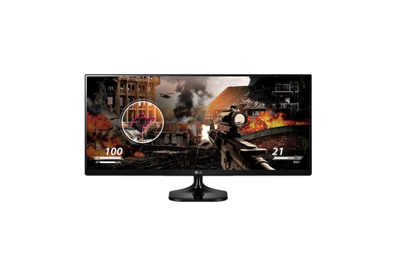 Čelní pohled na 21:9 UltraWide™ FHD IPS Monitor 29UM58-P