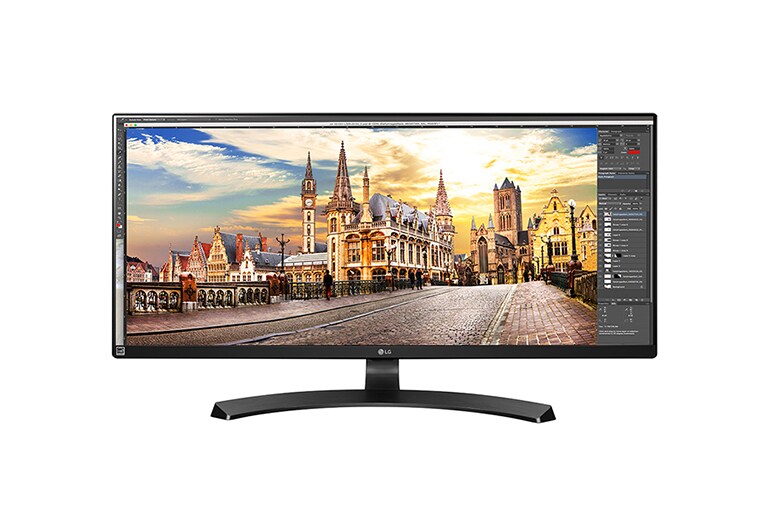 Čelní pohled na 29” 21:9 UltraWide™ IPS LED monitor 29UM59-P