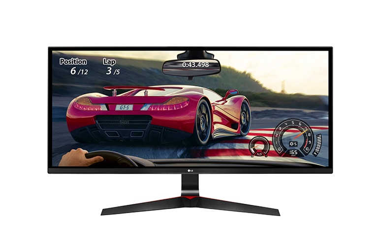 Čelní pohled na 29&#34; | UltraWide™ herní monitor | 21:9 | FHD | IPS Displej | AMD FreeSync™ 29UM69G-B