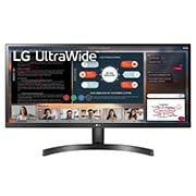 Čelní pohled na 29&#34; | UltraWide™ monitor | 21:9 | FHD | IPS Displej | HDR 10 | AMD FreeSync™ 29WL50S-B