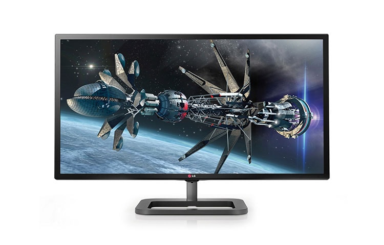 Čelní pohled na 31&#34;profesionální monitor Cinema 4K  31MU97Z-B