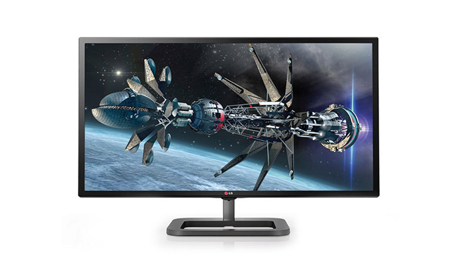 Čelní pohled na 31&#34;profesionální monitor Cinema 4K  31MU97Z-B