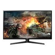 Čelní pohled na 32&#34; | Herní monitor | 16:9 | QHD | VA Displej | NVIDIA G-Sync™ | 144Hz 32GK850G-B