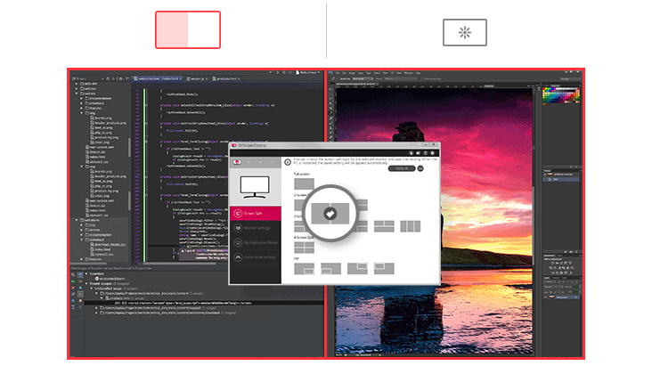 OnScreen Control nabízí jednodušší uživatelské rozhraní.