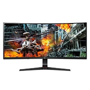 Čelní pohled na 34&#34; | UltraWide™ zakřivený herní monitor | 21:9 | WFHD | IPS Displej | UltraGear™ | NVIDIA G-Sync™ | HDR 10 | 144Hz 34GL750-B
