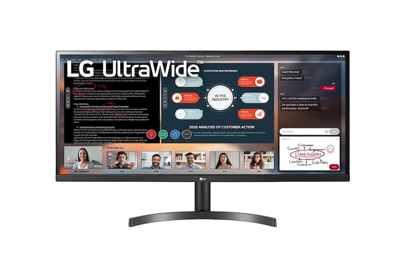 LG 34" | UltraWide™ monitor | 21:9 | FHD | IPS Displej | HDR 10 | AMD FreeSync™, 34WL50S-B