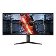 Čelní pohled na 38&#34; | UltraWide™ zakřivený herní monitor | 21:9 | WQHD&#43; | Nano IPS™ Displej | UltraGear™ | NVIDIA G-Sync™ | 175Hz 38GL950G-B