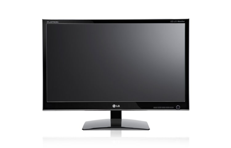 Čelní pohled na 23&#34; 3D LED monitor, LG Cinema 3D, 16:9, konverze 2D-3D, HDMI D2342P