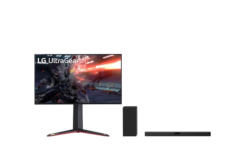 LG HRACÍ SET | Monitor 27GN95R-B + Sound Bar SN5, GAME2
