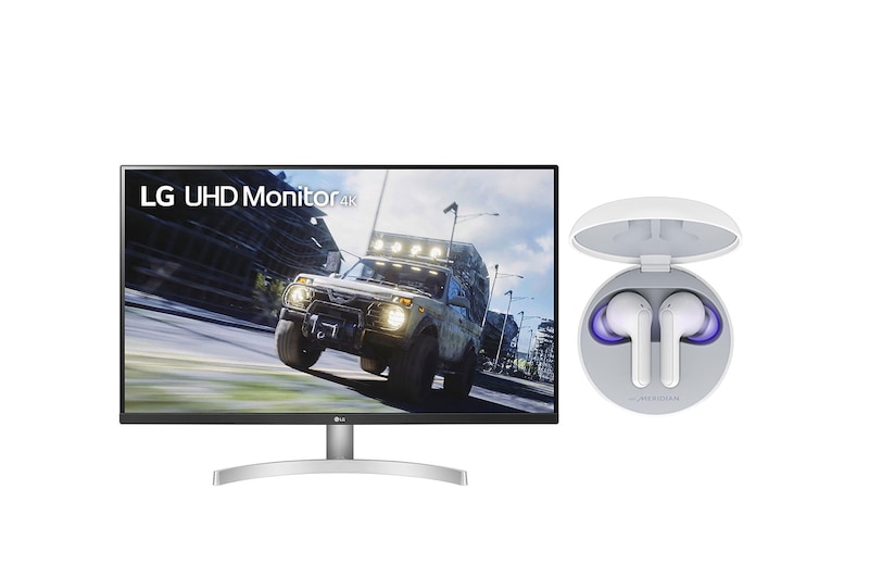 LG GAMING BALÍČEK | Monitor 32UN500-W + TONE Free HBS-FN6 WH, GAMEBUD500