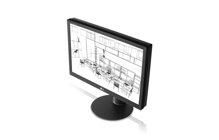 LG 22" monitor s rozlišením 1680x1050 a poměrem stran 16:10, W2220P